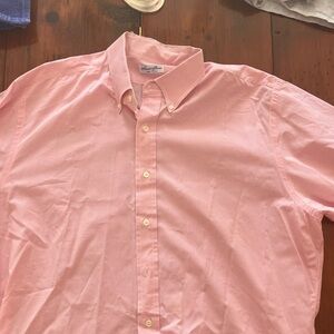 Men's Pink Button-Down Shirt